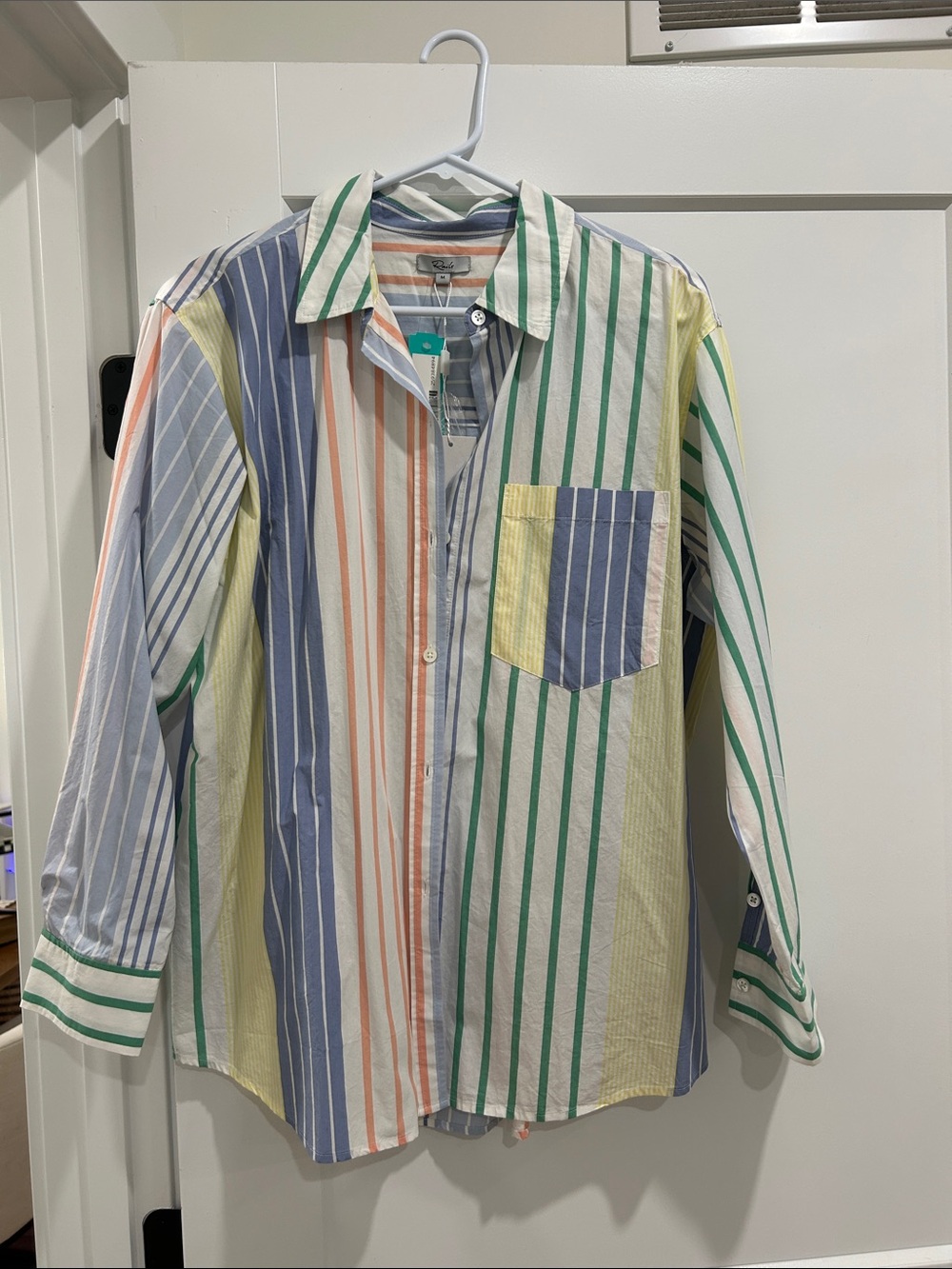 Rails Striped Multi-Color Button-Up Shirt